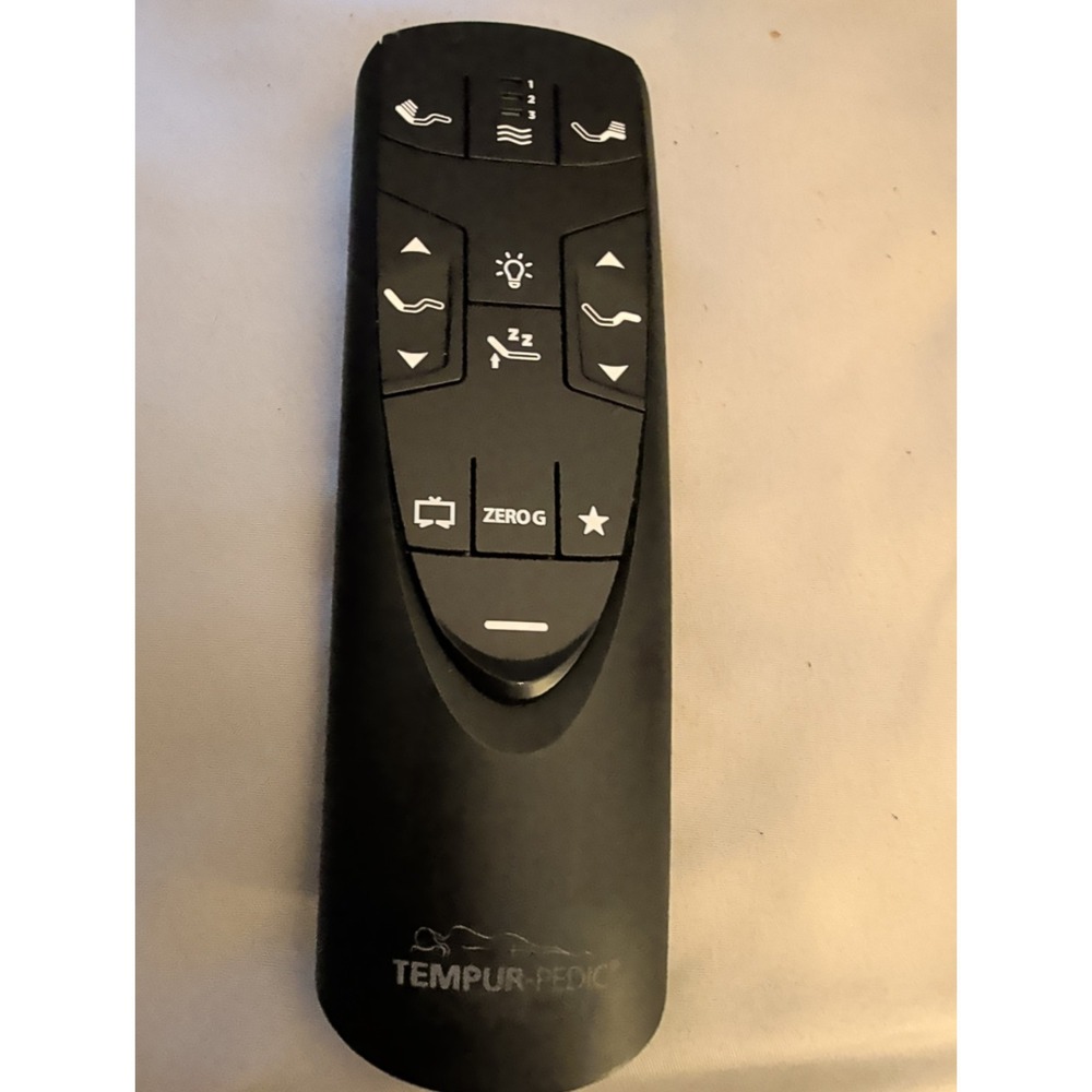 OEM Tempur-Pedic Black Remote RF358A JLDK.33.01.22 Ergo